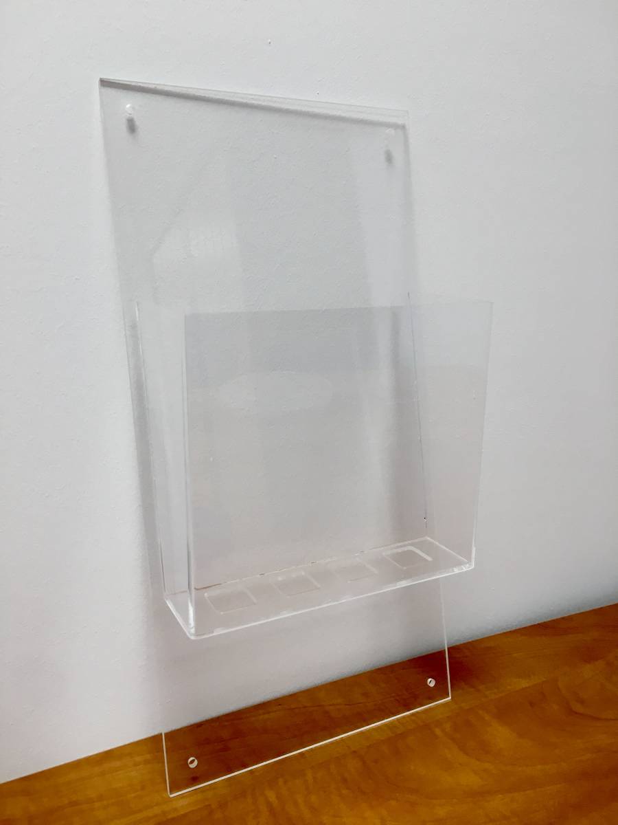 FUNOMOCYA Support De Menu Transparent Avec Base Présentoir Vertical Pour Restaurants Et Événements Affichage De Menu Pvc Pour Table Et