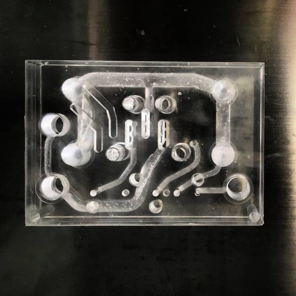 Circuit gravé pneumatique pour contrôle pression air sur distribution oxygène à l'hôpital - Nice