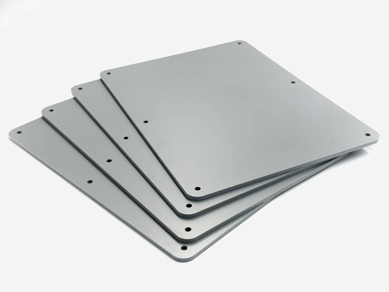  lot de plastrons en ps découpés et percés pour application technique