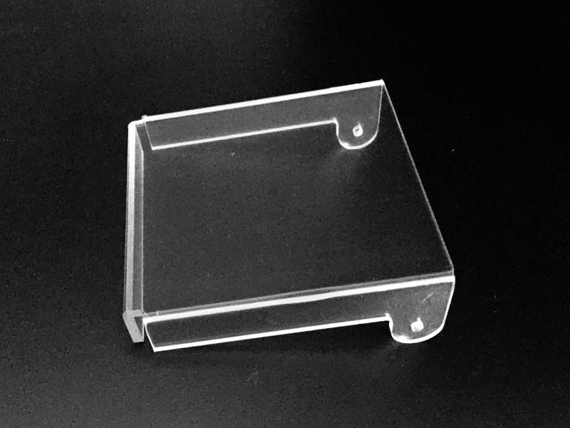 Capot de protection indutrielle usiné sur mesure en PETG