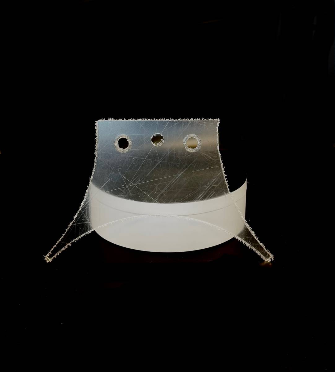 pièce usinée en pmma avec film de protection, fabrication en série pour la microbiologie