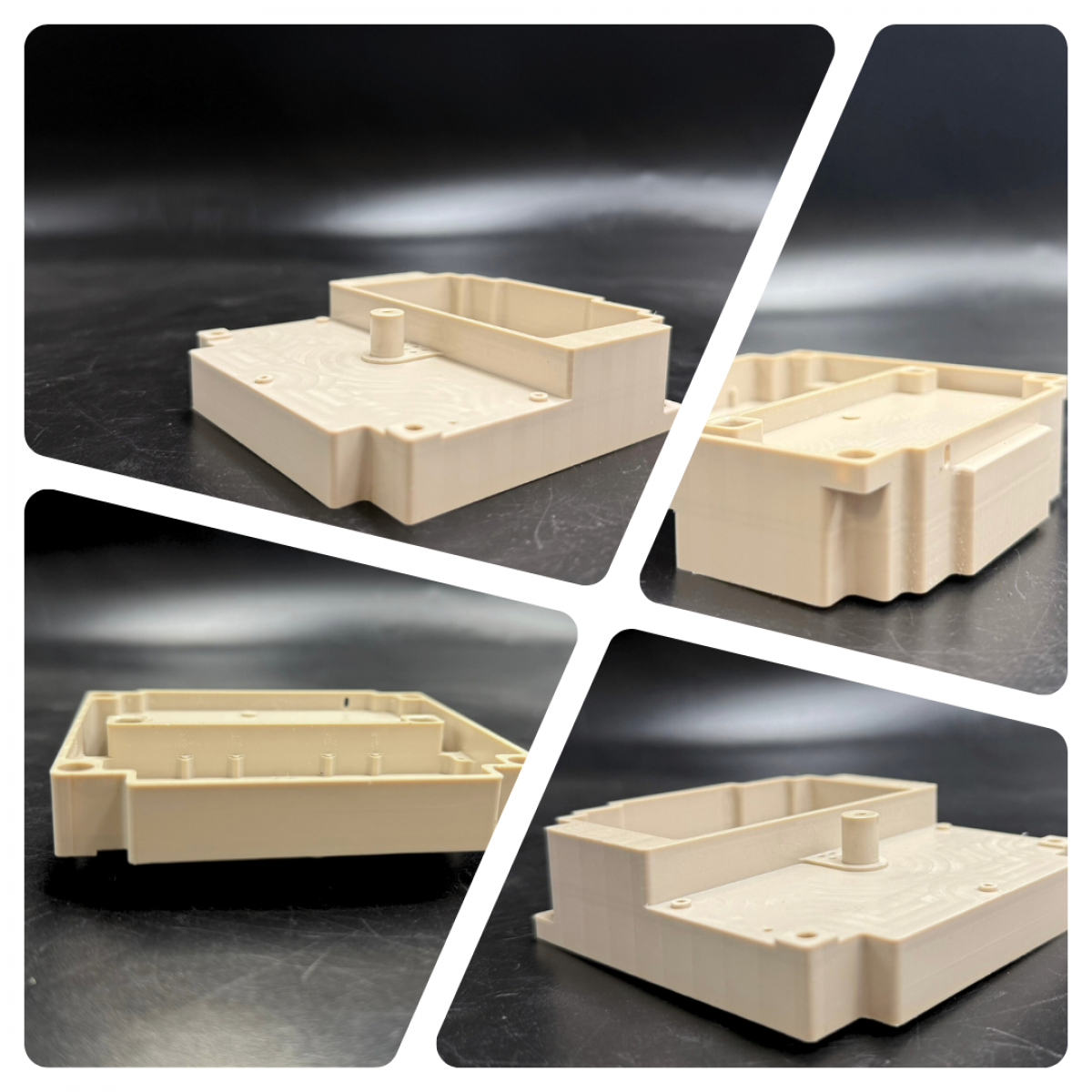 pièce technique en peek usinée sur mesure par cnc, composant plastique de précision destiné aux applications du secteur nucléaire.