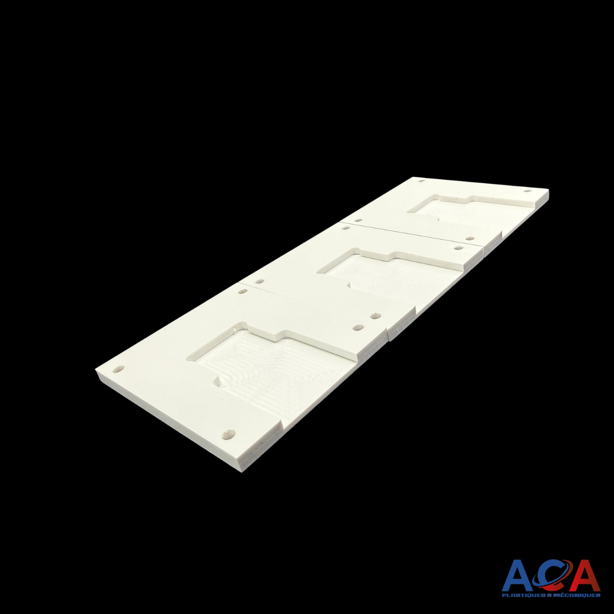 clip pvc usiné cnc 3 axes haute précision marseille