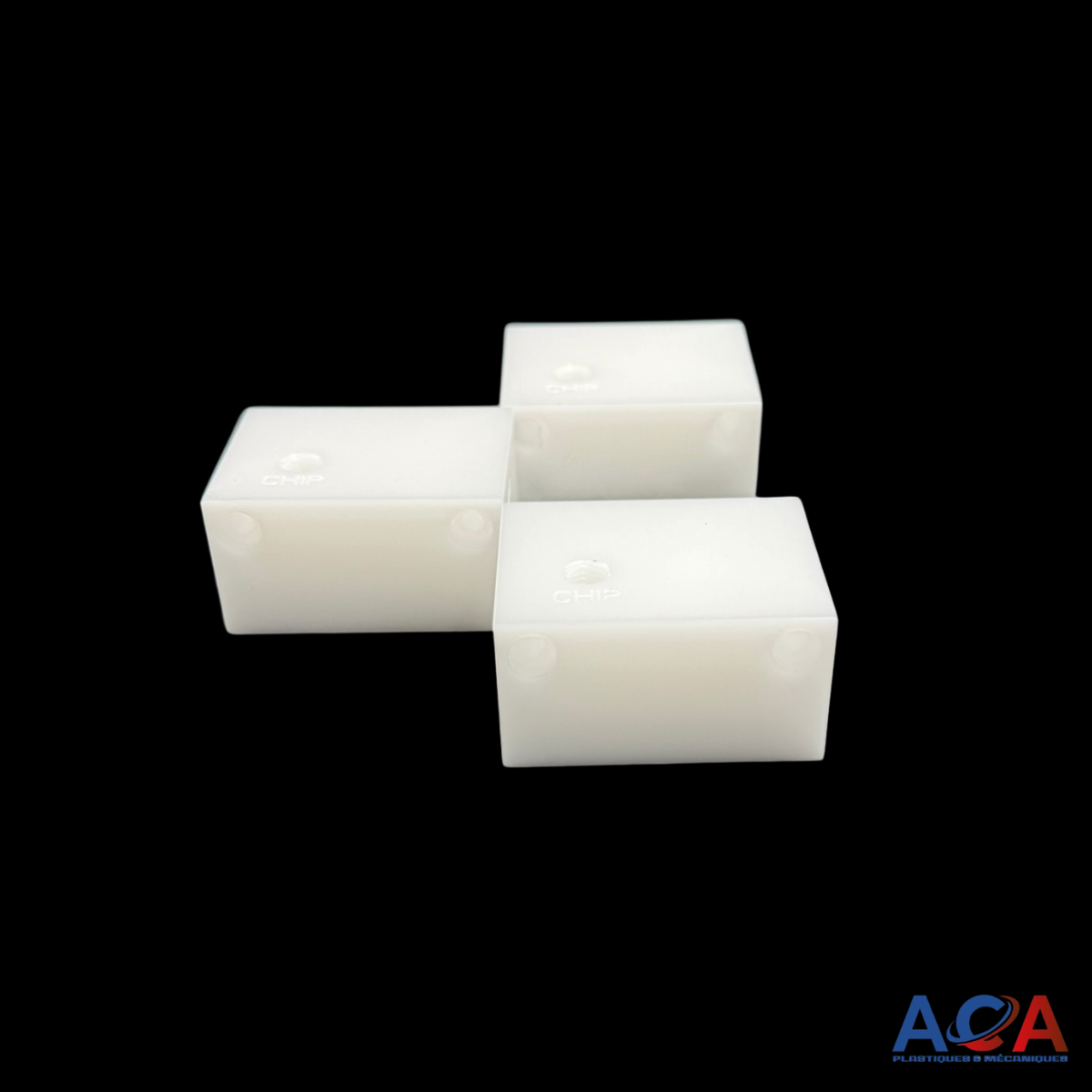 manifold oil valve en plastique technique pom pour application industrielle a lyon