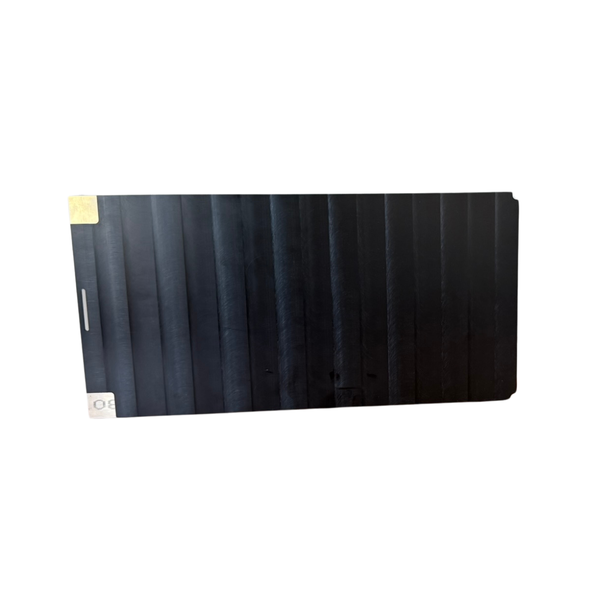 panneau plastique usiné par découpe et pliage à bordeaux - vue de face